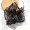 Nuevo anillo para el cabello de organza floral estilo francés, bolas para celebrar en internet coreanas, cuerda para el cabello, el anillo para el intestino extragrande más vendido en Europa y América.