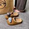 Pantuflas de Felpa con Cordones y Encaje de Muñeca de Dibujos Animados a la Moda y Lindas para Mujer, Nuevas Pantuflas de Algodón para Exteriores Estilo Otoño, Zapatos de Algodón al por Mayor