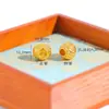 Cor dourada 12mm seis palavras mantras contas de barril acessórios feitos à mão DIY colar joias contas três santos Buda contas de lótus