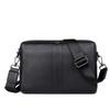 Bolso bandolera de cuero transfronterizo personalizado, bolso de hombro de negocios de alta gama, bolso de mano portátil de gran capacidad, multifunción y de moda.