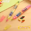 Novos Lápis de Cor Arco-Íris DIY Personalidade Criativa 20 Cores Caneta de Desenho Multifuncional Fofa Portátil Lápis de Cor para Graffiti de Estudante
