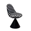 Taburete Giratorio de Maquillaje Estilo Italiano Silla Diseñador Robbie Silla para Tocador de Dormitorio Silla de Maquillaje Taburete de Tocador para el Hogar de Lujo Ligero