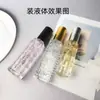 Frasco de Amostra de Perfume de Vidro Transparente Frasco Borrifador de Pressão Antiderrapante Engarrafamento de Perfume Frasco de Perfume