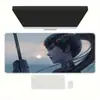 Mouse Pad de Jogo de E-Sports Bidimensional de Personagem de Anime Grande de Alta Qualidade Espessado e Resistente a Manchas Teclado de Computador Pad de Mesa