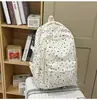 Mochila Pronta para Uso Transfronteiriço para Mulheres, Mochila Escolar de Grande Capacidade para Alunos do Ensino Fundamental, Mochila Escolar Doce Floral, Novo Estilo para Alunos do Ensino Fundamental