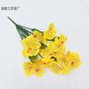 Orquídea Phalaenopsis Artificial al por Mayor 10 Ramas Flores para Proyectos Grandes para Decoración de Vestíbulo Flores Falsas de Comercio Exterior Ramo Transfronterizo