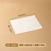 Bandeja rectangular de bambú y madera para servir, plato para salsas, plato para barbacoa, tapete de papel de aceite, uso comercial y doméstico, plato con doble oreja