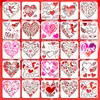 Ventas Directas de Fábrica Artefacto para Crear Atmósfera de Amor Día de San Valentín Plantilla de Pintura Hueca Amorosa Venta al por Mayor Caliente Transfronteriza