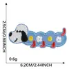 Dibujo Animado Autoadhesivo Mini Lindo Perrito DIY Accesorios de Ropa Decoración Funda de Teléfono Taza de Agua Parche Parche de Tela Bordado