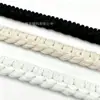 Renda de fio de algodão trançado de corda simples de 1,7 cm Renda para bainha de saia DIY Acessórios de vestuário Renda Decoração de cortina de casa aux