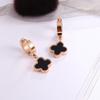 Pendientes de Acero de Titanio para Mujer Más Vendidos Nuevos Pendientes de Acero de Titanio Tendencia Coreana Oro Rosa Pendientes Sencillos Personalizados
