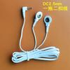 Fio de eletrodo massageador DC2.5/3.5 acessórios de eletrodo um de dois fios fio tipo botão fio de conexão Meridian