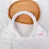 Diadema de felpa antideslizante para mujer, diadema para el pelo, accesorios para el pelo, máscara facial de dibujos animados linda nueva