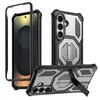 Amazon Adecuado para Funda de Teléfono Móvil Samsung S26Plus Soporte Magnético Marco Frontal S25 Armadura Protectora Todo Incluido a Prueba de Tres