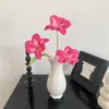 Flor de Simulación Sentido Avanzado 3 Lirio Suministros de Boda Flor Falsa Escena de Diseño Decoraciones para Arreglos Florales del Hogar