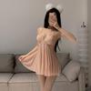 Lencería Sexy de Meien, Senos Expuestos, Tentación de Encaje Sexy, Camisón Talla Grande, Pijama Caliente Abierto, Uniforme de Mujer que No se Quita
