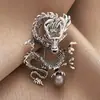 Broche con Forma de Dragón del Zodiaco Chino Estilo Chino Sentido del Diseño Nicho Corsage para Traje de Hombre Accesorios de Pin para Abrigo de Mujer