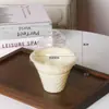 Copo de casquinha de sorvete, bolo de morango, decoração de caixa de creme, caixa de embalagem para sobremesa mousse, caixa de embalagem para panificação