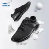 Zapatos Deportivos Hongxing Erke para Hombre con Amortiguación Suela Blanda Zapatos para Correr Verano Ligeros Malla Transpirable Zapatos de Hombre Zapatos Negros para Correr
