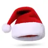 Chapéu de Natal para Adultos e Crianças Decorações de Natal Pelúcia Longa Pelúcia Curta Fantasia de Natal Suprimentos para Festa