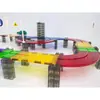 Azulejos Magnéticos Transfronterizos Piezas Sueltas Set de Recarga de Coche Eléctrico en Pista Juguetes Educativos Divertidos para Niños Bloques de Construcción Magnéticos Fuertes
