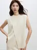 Conjunto de Tricô de Lã Elegante com Colete + Saia Duas Peças 26 Outono Inicial Novo Traje Leve de Luxo Feminino