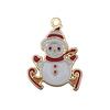 Mix 56 Gota de Natal Óleo Liga DIY Jóias Acessórios Papai Noel Boneco de Neve Sino Alce Pulseira Pingente