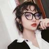Armazones de Lentes Estilo Xiaohongshu, Armazones de Lentes Ojo de Gato Únicos, Lentes de Moda para Celebridades de Internet con Bloqueo de Luz Azul sin Graduación