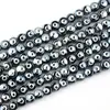 Ojos planos redondos cocción a alta temperatura DIY cerámica cuentas sueltas pulsera de cuentas collar accesorios venta al por mayor