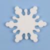 Fieltro Copo de Nieve Navideño DIY Diseño de Ambiente Jardín de Niños Decoración Guirnalda Árbol de Navidad Colgante Copo de Nieve para Ventana