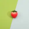 Brincos de Resina de Frutas Criativos Transfronteiriços, Morango Simples e Fofo Pingente Estéreo Acessórios de Joalheria Pingente