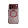 Funda de Teléfono Magnética Mate con Soporte para iPhone 18promax Apple 17pro Funda Protectora Anti-caídas de Cobertura Total