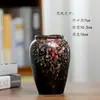 Jarrón de Cerámica Vintage Adornos para Mesa de Comedor del Hogar Florero para Escritorio de Sala de Estar Flores Secas Contenedor Hidropónico No Poroso Nuevo Creativo