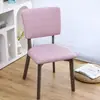 Funda Elástica Todo Incluido para Silla con Respaldo Cuadrado Funda Antipolvo 2025 Funda para Silla de Comedor de Cuatro Estaciones Funda para Silla
