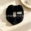 Gomas para el pelo de color sólido retro estilo francés, Scrunchies grandes estilo coreano, Gomas para el pelo de alta elasticidad, Suministro al por mayor, Ventas directas del fabricante