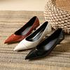 Sapatos de Salto Agulha Chanel Estilo Francês Transfronteiriço Sapatos Femininos Sapatos Salto Alto Salto Agulha Novo Preto tamanho grande Mulheres