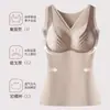 Chal moldeador de cuerpo para Pilates con sujetador incorporado, con un diseño ligero y cálido, construcción sin costuras y un acabado cepillado para una sensación suave. Ayuda a moldear y estilizar la cintura y el abdomen, lo que lo hace ideal como capa base para prendas moldeadoras.