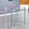 Estrutura de Mesa Redonda Grande Simples Pés de Mesa Dobráveis de Ferro Forjado Suporte Pés de Mesa Mesa de Jantar Estrutura de Mesa Telescópica Dobrável Suporte de Pés de Mesa
