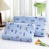 Funda de almohada de algodón y látex linda para jardín de infantes, escuela primaria, secundaria, niños, estudiantes, funda de almohada de algodón con dibujos animados para niños, funda de almohada de látex para niños
