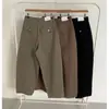Otoño/Invierno 2026 Nuevo Coreano Chic Versátil Adelgazante Old Money Sentido del Diseño Para Ir al Trabajo Navaja Curva Pantalones Casuales 26150