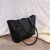 Bolso de Hombro 2020 Nueva Moda Gran Capacidad Texturizado Estilo Occidental Bolso Tote Bolso de Mujer Mochila Escolar para Estudiantes Universitarios