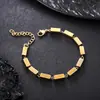 Pulsera para Hombre de Cilindro de Bambú Transfronteriza Europea y Americana, Pulsera Personalizada Punk Hip-Hop, Joyería de Lujo Ligero de Moda para Mujer
