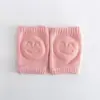 Meias de Algodão Puro Classe A para Primavera e Outono com Desenho de Rosto Sorridente para Bebês e Crianças com Joelheiras e Cotoveleiras Antiderrapantes para Engatinhar