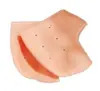 Protetor de Silicone para Calcanhar Capa Diária para Calcanhar Doméstico Meias para Calcanhar Respiráveis com Buraco de SEBS