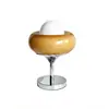 Lámpara de Mesa Ins Antigua Media Nórdica Moderna Mesita de Noche Escritorio Bauhaus Dormitorio Decoración Nido de Pájaro Lámpara de Huevo Tarta Crema Popular en Internet