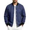 Comercio exterior transfronterizo estilo americano holgado casual cuello mao gamuza color sólido retazos botón chaqueta cárdigan de manga larga