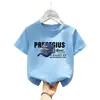 Camiseta de algodón puro de manga corta para niñas, nuevo estilo de verano 2026, prenda de verano holgada y versátil para niños mayores, top de media manga moderno de Instagram