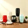Taza de agua estética de alta gama personalizada, taza de café de acero inoxidable 316 de lujo ligero y sofisticada, taza aislante portátil con forma de pétalo para salidas