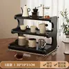 Organizador de mesa para mesas de comedor, portavasos, organizador de escritorio, vaso de agua, taza de café, juego de té, portavasos pequeño, estante de almacenamiento