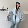 Jaqueta feminina para outono, roupas de outono para crianças 2026 novo estilo primavera e outono, jaqueta de baseball feminina, roupas com capuz para crianças maiores para o início do outono